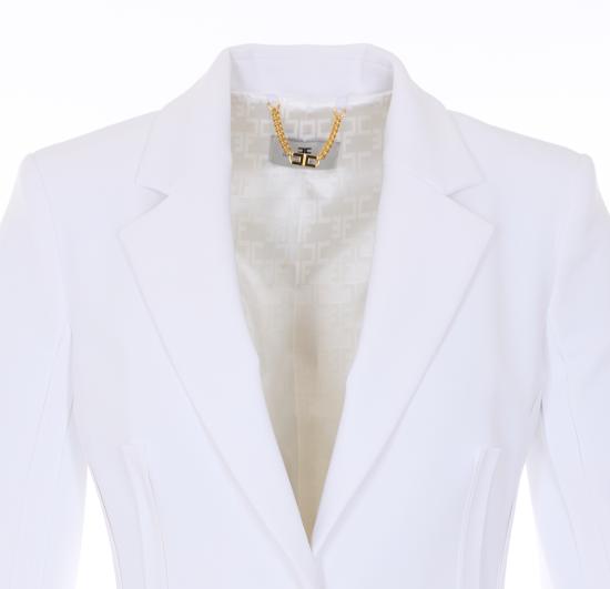 26SS 엘리자베타프랜치 수트 자켓 GI21661E2 360 White - ELISABETTA FRANCHI