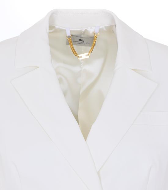 26SS 엘리자베타프랜치 수트 자켓 GI22461E2 360 White - ELISABETTA FRANCHI