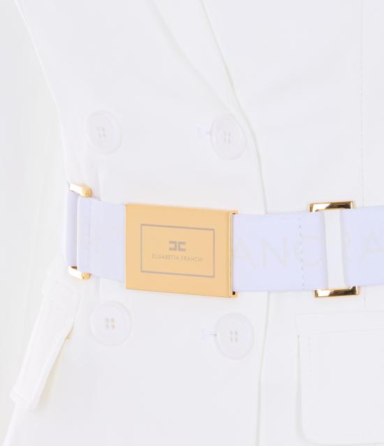 26SS 엘리자베타프랜치 수트 자켓 GI22461E2 360 White - ELISABETTA FRANCHI