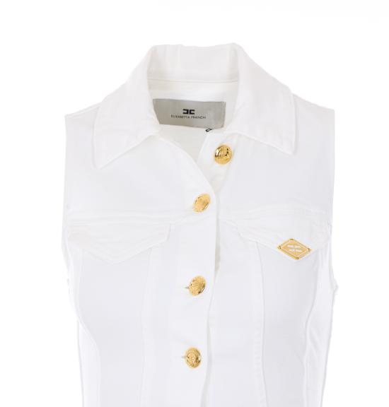 26SS 엘리자베타프랜치 점프수트 TJ45N61E2 360 White - ELISABETTA FRANCHI