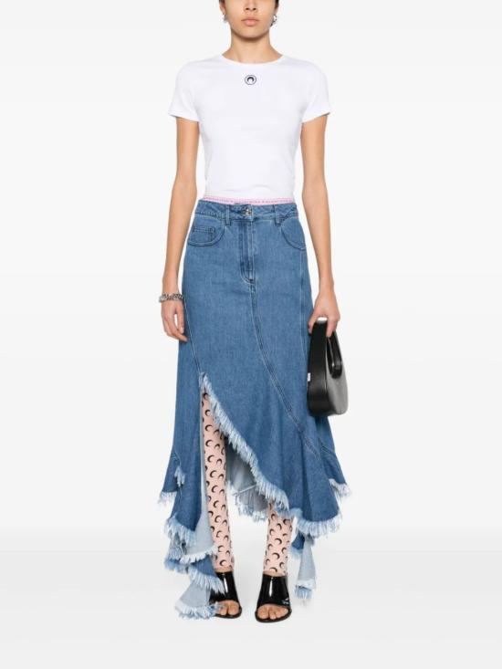 26SS 마린세르 반팔 티셔츠 WTT012A CJER0008WH10 White - MARINE SERRE