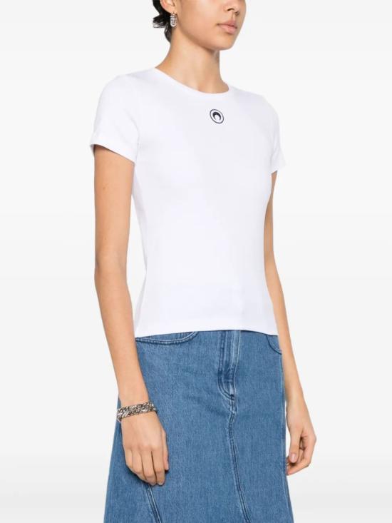 26SS 마린세르 반팔 티셔츠 WTT012A CJER0008WH10 White - MARINE SERRE