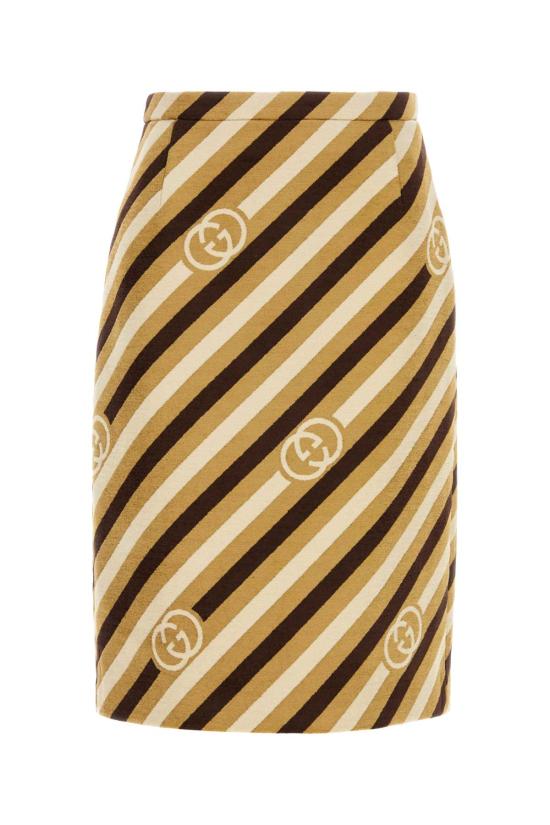 26SS 구찌 미디 스커트 854626ZAUMT 2006 Stripped