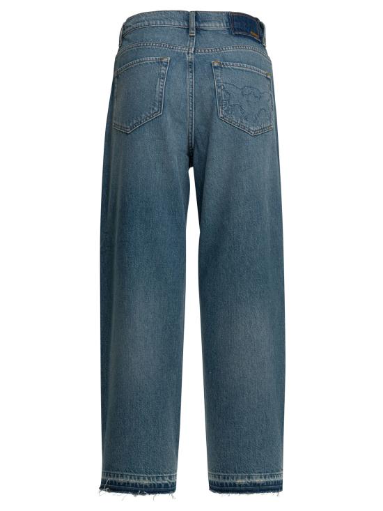 26SS 핑코 데님 팬츠 103857A341PJF Light blue - PINKO