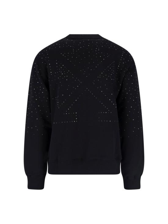 26SS 오프화이트 긴팔 티셔츠 44MBA057S26F001101 BLACK WHITE Black - OFF WHITE