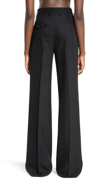 26SS 앤 드뮐미스터 스트레이트 팬츠 B0011423FA558 099 BLACK - ANN DEMEULEMEESTER