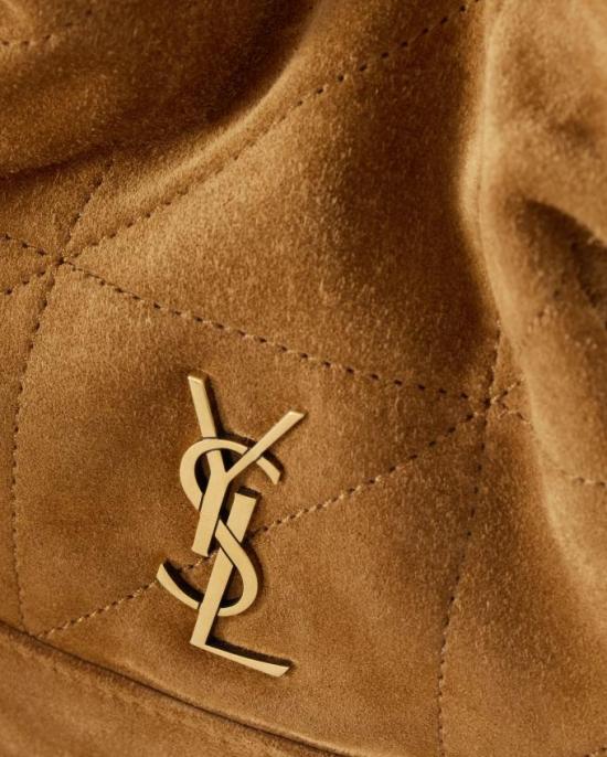 26FW 생로랑 스웨이드 제이미 미니 숄더 파우치 8591741U8P7 2916 ORANGE CARAMEL COGN - SAINT LAURENT