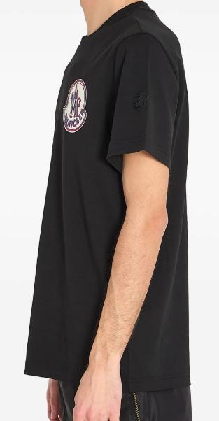 26SS 몽클레어 반팔 티셔츠 L10918C0003489B8U 999 BLACK - MONCLER