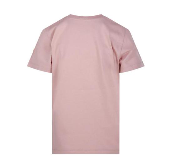 26SS 몽클레어 자수 로고 코튼 티셔츠 L10938C0003089AUO 51E PASTEL PINK - MONCLER