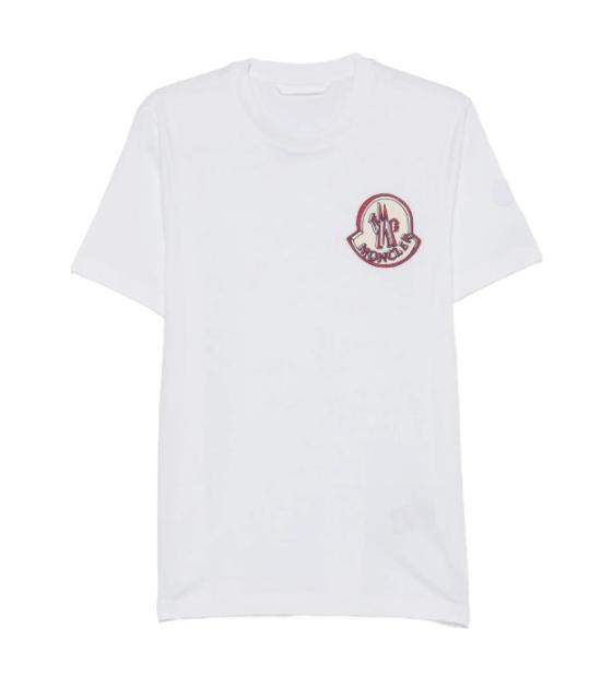 26SS 몽클레어 반팔 티셔츠 L10918C0003489B8U 00A WHITE