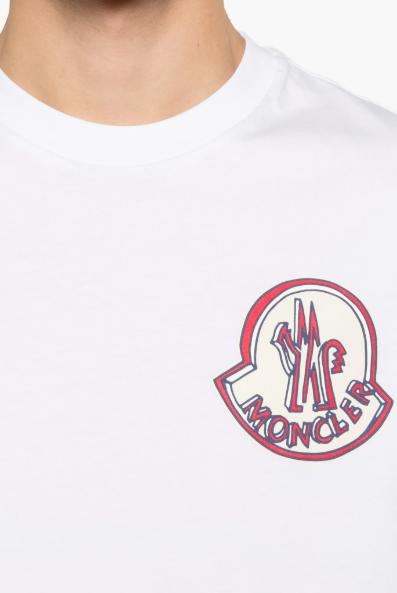 26SS 몽클레어 반팔 티셔츠 L10918C0003489B8U 00A WHITE - MONCLER