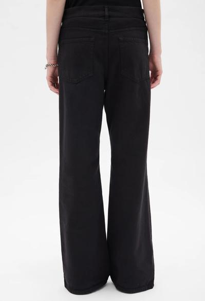 26SS 앤 드뮐미스터 스트레이트 팬츠 B0013624FA038 099 BLACK - ANN DEMEULEMEESTER