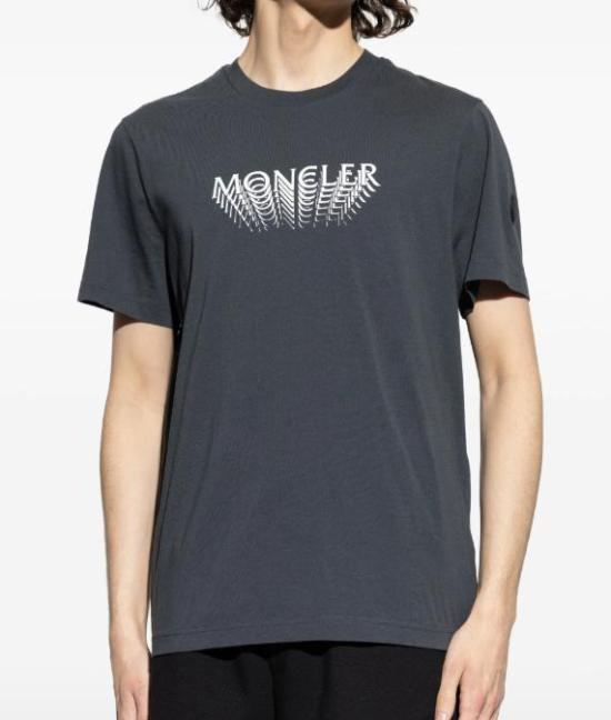 26SS 몽클레어 반팔 티셔츠 L10918C0002289AYW 944 GREY - MONCLER