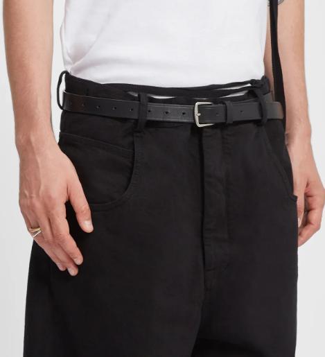 26SS 앤 드뮐미스터 레귤러 벨트 B0012468LT128 099 BLACK - ANN DEMEULEMEESTER