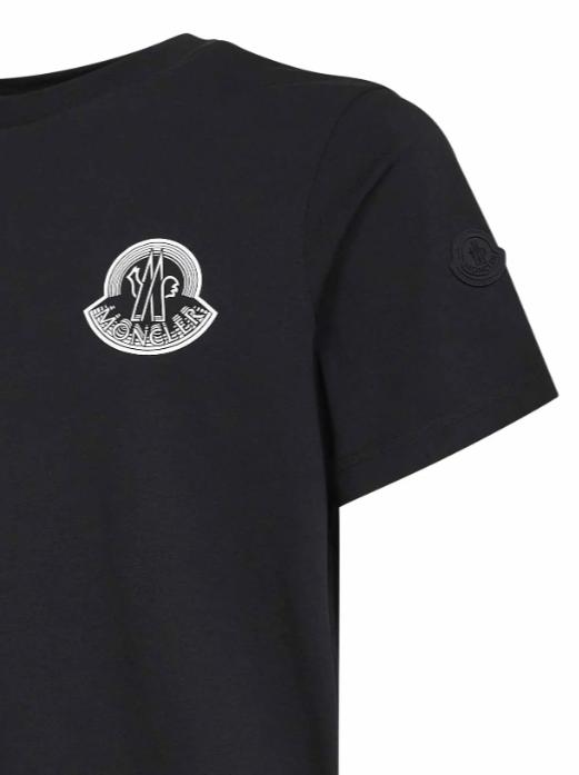 26SS 몽클레어 반팔 티셔츠 L10918C0002089AYW 999 BLACK - MONCLER