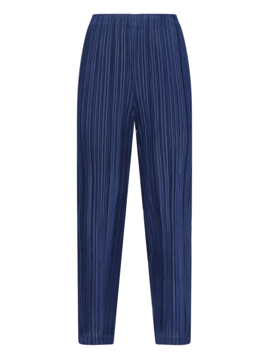 26SS 플리츠플리즈 스트레이트 팬츠 PP66JF372 78 Blue