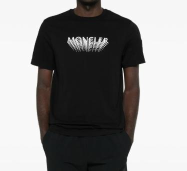 26SS 몽클레어 로고 코튼 저지 티셔츠 L10918C0002289AYW 999 - MONCLER