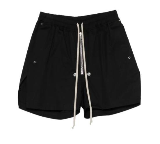 26SS 릭 오웬스 숏팬츠 RU01F2391TE 09 BLACK - RICK OWENS