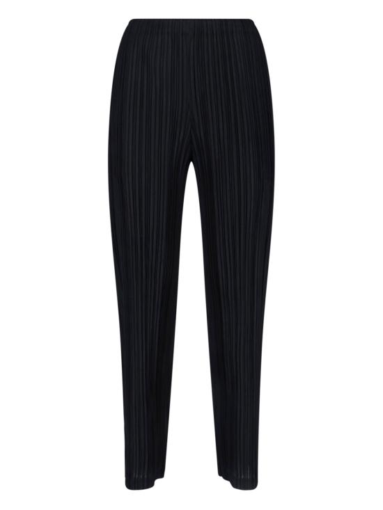 26SS 플리츠플리즈 스트레이트 팬츠 PP66JF372 15 Black