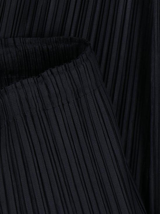 26SS 플리츠플리즈 스트레이트 팬츠 PP66JF372 15 Black - PLEATS PLEASE