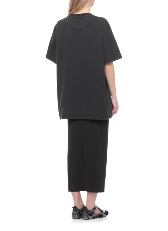 26SS 디 아티코 반팔 티셔츠 260WCT00350 JJJ025AA615 Nero - THE ATTICO