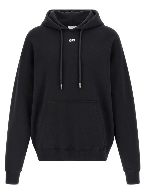 26SS 오프화이트 후드 티셔츠 OMBB085S26FLE00K00010001