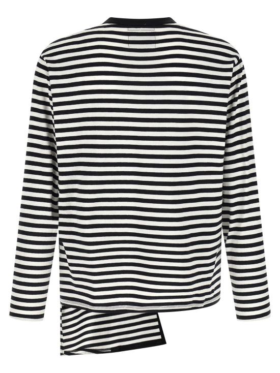 26SS 요지 야마모토 스웨터 HKT56074WHTXBLK1 - YOHJI YAMAMOTO