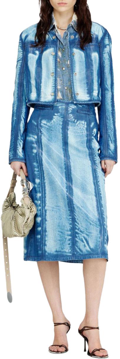 26SS 디젤 미디 스커트 A22448068XC01 BLUE - DIESEL