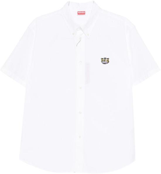 26SS 겐조 반팔 셔츠 FG55CH1099LI01 WHITE