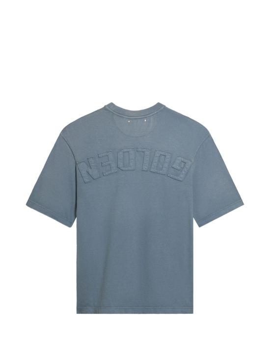 26SS 골든구스 반팔 티셔츠 GUP01873 P00177350813 Clear Blue - GOLDEN GOOSE