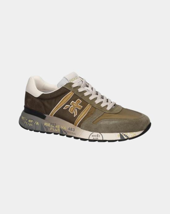 26SS 프리미아타 랜더 코어 레이스업 스니커즈 LANDER 8009 GREEN Verde - PREMIATA
