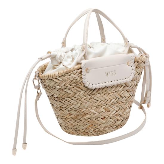 26SS 브이73 토트백 73BS9N202 OFF WHITE NATURALE White - V73