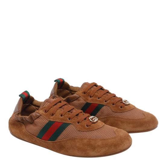 26SS 구찌 쉬프트 스니커즈 857963 AAF1Z2751 Brown - GUCCI