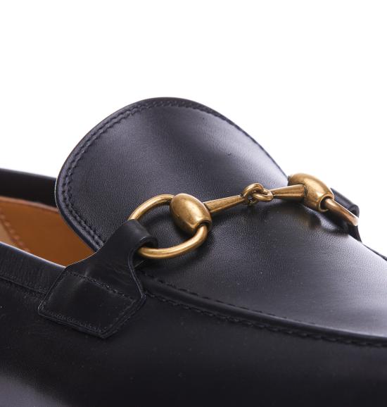 26SS 구찌 조던 레더 로퍼 406994 BLM001000 Black - GUCCI