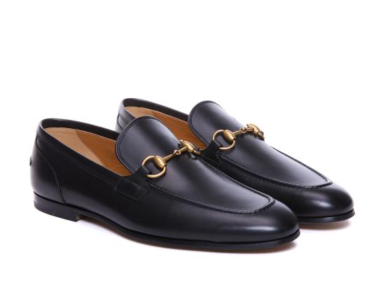 26SS 구찌 조던 레더 로퍼 406994 BLM001000 Black - GUCCI