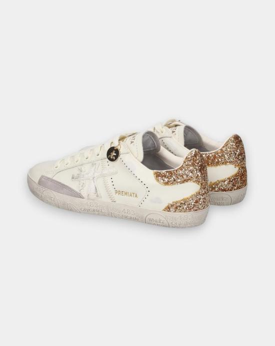 26SS 프리미아타 스티븐 로우 스니커즈 STEVEND 8059 GOLD White - PREMIATA