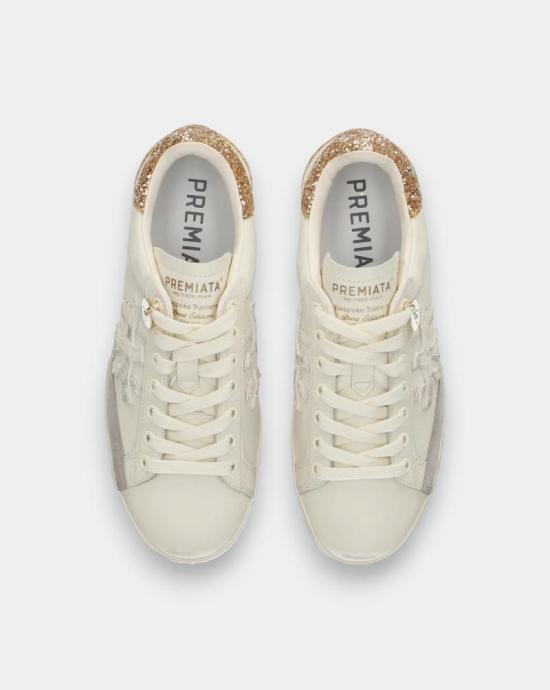 26SS 프리미아타 스티븐 로우 스니커즈 STEVEND 8059 GOLD White - PREMIATA