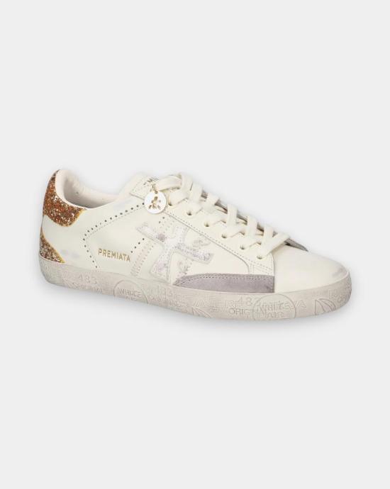 26SS 프리미아타 스티븐 로우 스니커즈 STEVEND 8059 GOLD White - PREMIATA