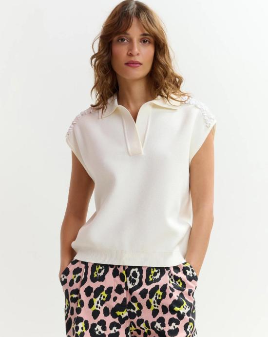 26SS 에센셜앤트워프 블라우스 JOLINE OW01OFF WHITE Beige - ESSENTIEL ANTWERP