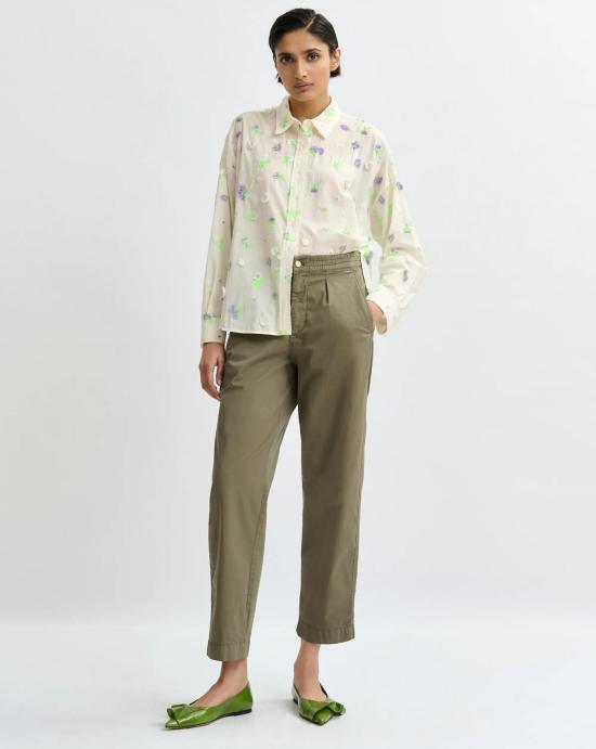 26SS 에센셜앤트워프 셔츠 JIMENA J1OWOFF WHITE Beige - ESSENTIEL ANTWERP