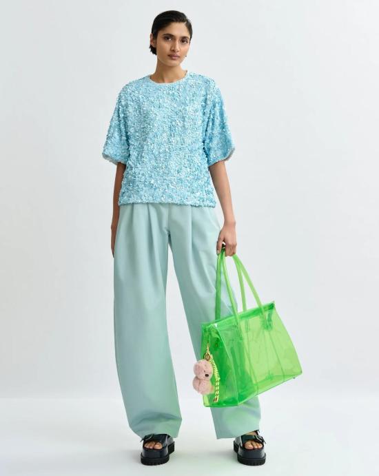 26SS 에센셜앤트워프 민소매 티셔츠 JULI LV26LAKE VIEW Blue - ESSENTIEL ANTWERP