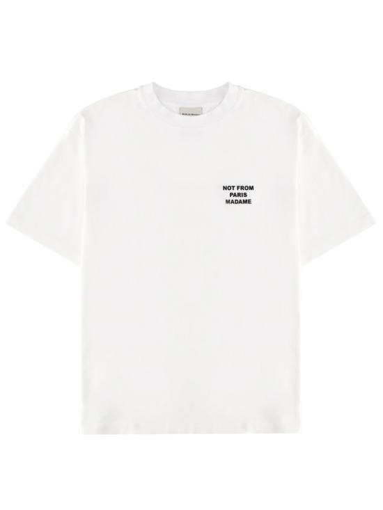 26SS 드롤드무슈 반팔 티셔츠 TS203 CO002OPTICWHITE