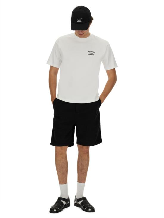 26SS 드롤드무슈 반팔 티셔츠 TS203 CO002OPTICWHITE - DROLE DE MONSIEUR