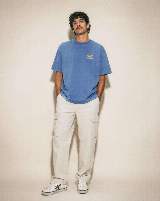 26SS 드롤드무슈 반팔 티셔츠 K TS203 CO002ATBL Blue - DROLE DE MONSIEUR