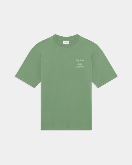 26SS 드롤드무슈 반팔 티셔츠 K TS209 CO002LGN Light green