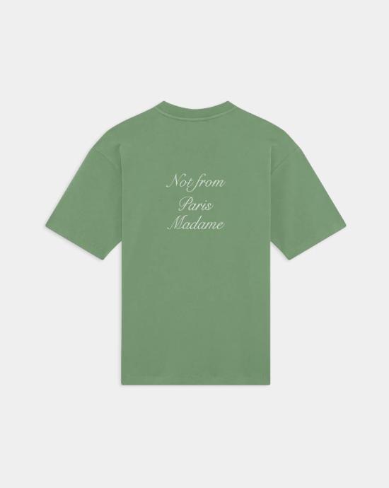26SS 드롤드무슈 반팔 티셔츠 K TS209 CO002LGN Light green - DROLE DE MONSIEUR