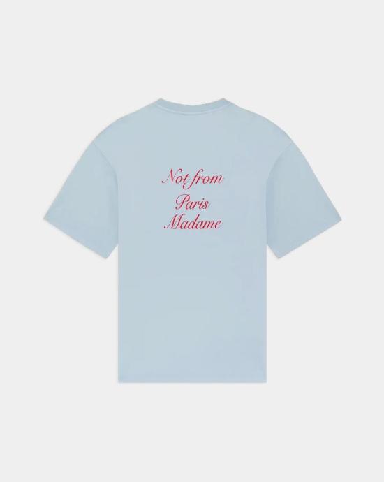 26SS 드롤드무슈 반팔 티셔츠 K TS209 CO002LBE Blue - DROLE DE MONSIEUR