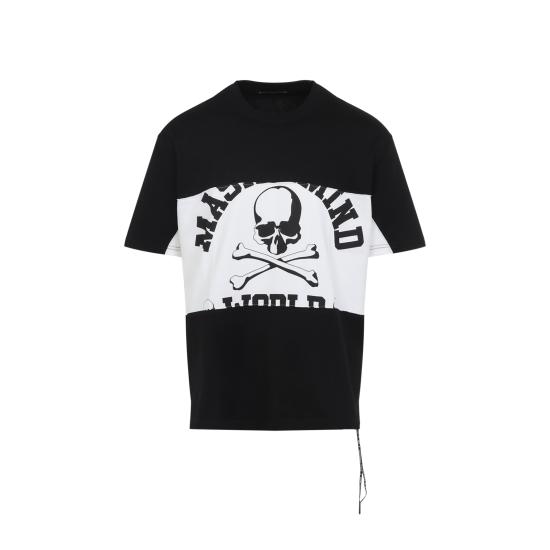 26SS 마스터마인드 반팔 티셔츠 MW26SE1TS026 019 BLACK WHITE BLACK - MASTERMIND