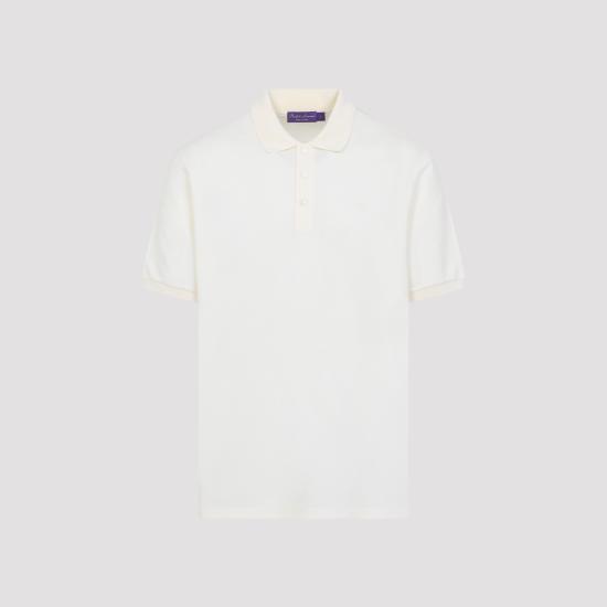 26SS 랄프로렌 퍼플라벨 폴로 티셔츠 790877021026 CLASSIC CREAM