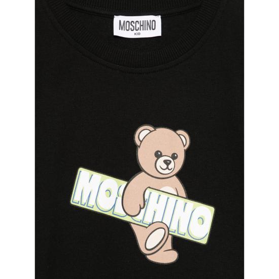 26SS [키즈] 모스키노 원피스 HDV0HK LFA07 60100 BLACK - MOSCHINO